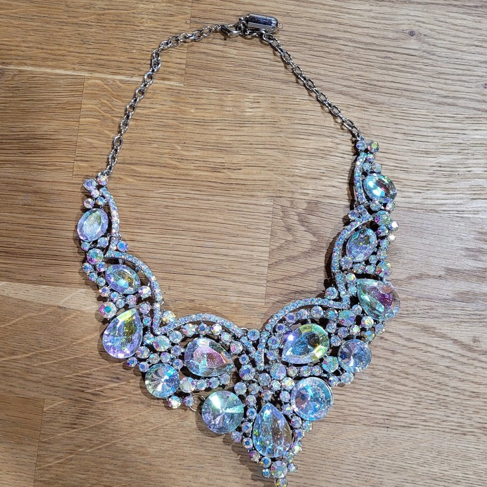 Rhinestone Necklace - Formal wear